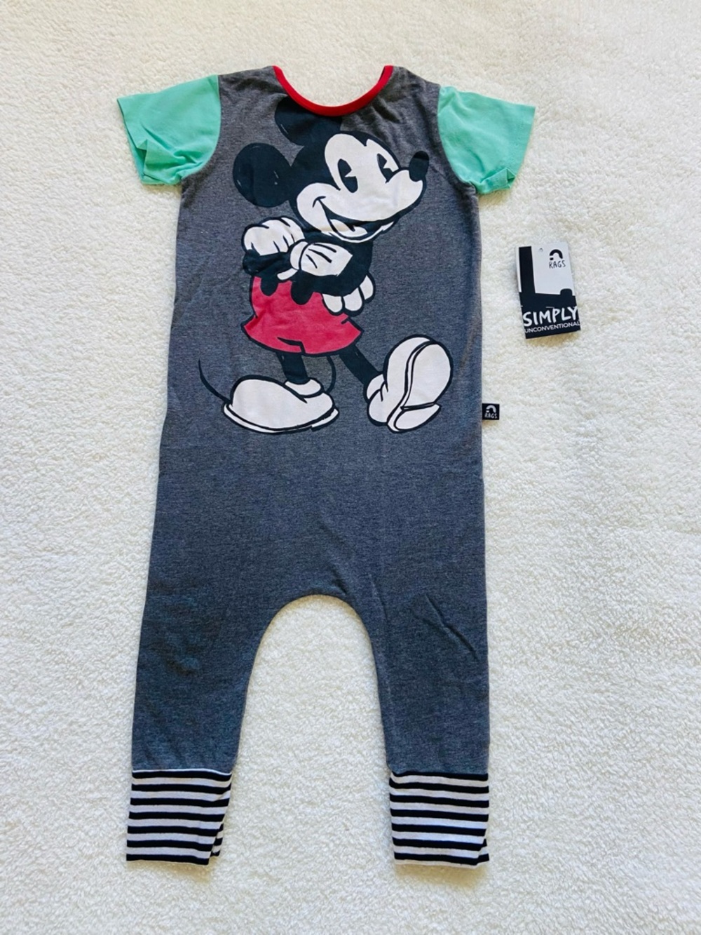 Rags Disney Mickey Mouse Romper
